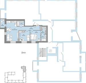 3-к квартира, вторичка, 74м2, 8/8 этаж