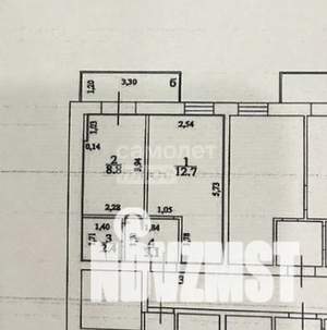 1-к квартира, вторичка, 27м2, 1/3 этаж