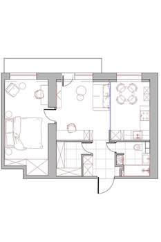2-к квартира, вторичка, 60м2, 8/9 этаж