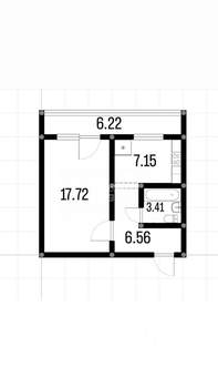 1-к квартира, вторичка, 35м2, 9/10 этаж