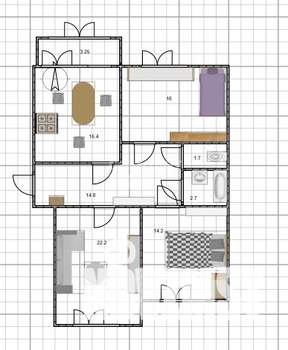 3-к квартира, вторичка, 88м2, 1/11 этаж