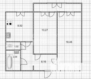 2-к квартира, вторичка, 53м2, 4/9 этаж