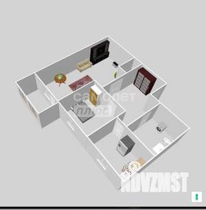 1-к квартира, вторичка, 43м2, 1/5 этаж