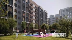 2-к квартира, строящийся дом, 51м2, 3/16 этаж