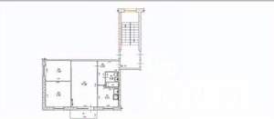 3-к квартира, вторичка, 48м2, 4/5 этаж
