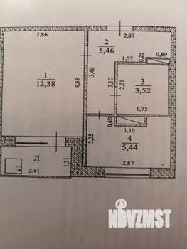 1-к квартира, вторичка, 27м2, 2/10 этаж