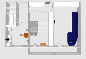 2-к квартира, вторичка, 54м2, 4/9 этаж