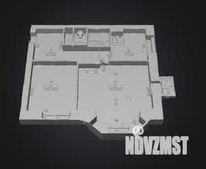 2-к квартира, вторичка, 54м2, 2/3 этаж