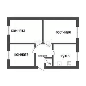 3-к квартира, вторичка, 81м2, 2/3 этаж