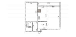 2-к квартира, вторичка, 50м2, 7/9 этаж