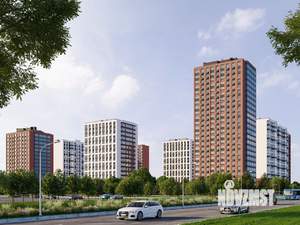 1-к квартира, строящийся дом, 35м2, 8/16 этаж