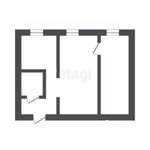 2-к квартира, вторичка, 41м2, 2/5 этаж
