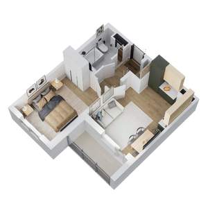 2-к квартира, вторичка, 37м2, 7/14 этаж