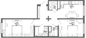 2-к квартира, вторичка, 65м2, 5/13 этаж