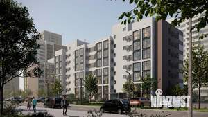 2-к квартира, строящийся дом, 51м2, 4/16 этаж