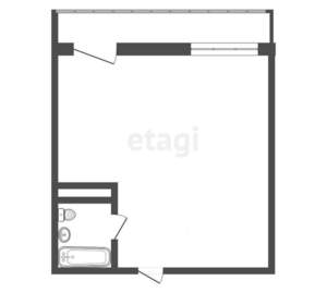 Студия квартира, вторичка, 24м2, 4/9 этаж