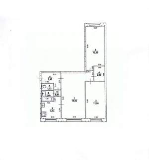 3-к квартира, вторичка, 59м2, 1/5 этаж
