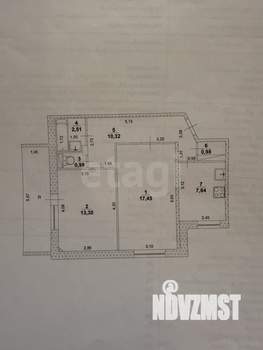 2-к квартира, вторичка, 57м2, 10/10 этаж