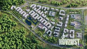 1-к квартира, строящийся дом, 43м2, 5/9 этаж