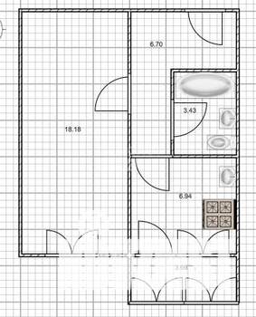 1-к квартира, вторичка, 35м2, 4/9 этаж