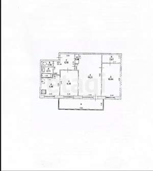 3-к квартира, вторичка, 56м2, 1/5 этаж