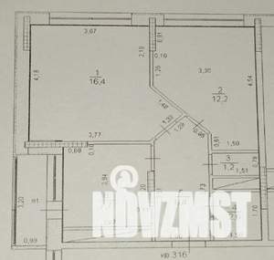 2-к квартира, вторичка, 47м2, 24/25 этаж