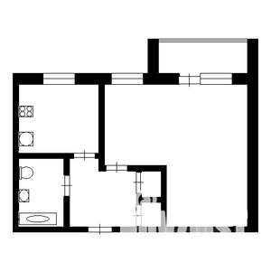 1-к квартира, вторичка, 36м2, 4/9 этаж