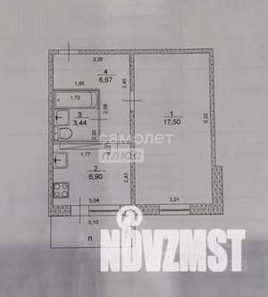 1-к квартира, вторичка, 37м2, 3/9 этаж