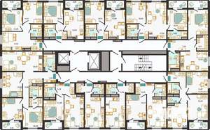 2-к квартира, вторичка, 52м2, 6/14 этаж