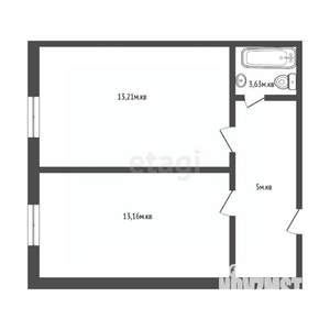 2-к квартира, вторичка, 35м2, 2/9 этаж