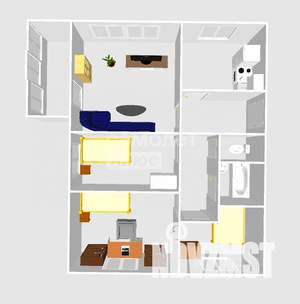 4-к квартира, вторичка, 70м2, 4/9 этаж