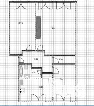 3-к квартира, вторичка, 69м2, 2/4 этаж