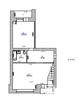 3-к квартира, вторичка, 114м2, 5/6 этаж