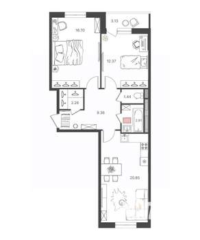 Фото квартиры на продажу (1)