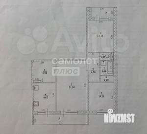 3-к квартира, вторичка, 67м2, 9/9 этаж