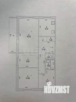 4-к квартира, вторичка, 71м2, 3/9 этаж