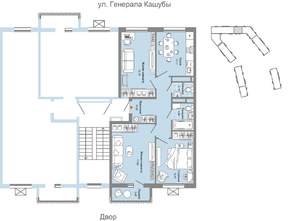 3-к квартира, вторичка, 74м2, 4/4 этаж