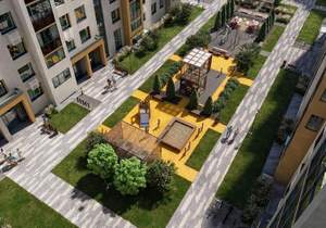 2-к квартира, строящийся дом, 77м2, 1/9 этаж