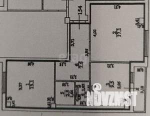 2-к квартира, вторичка, 52м2, 9/9 этаж