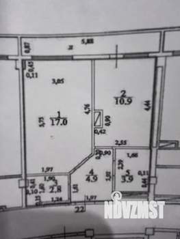 1-к квартира, вторичка, 40м2, 5/16 этаж