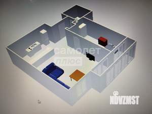 2-к квартира, вторичка, 80м2, 4/19 этаж