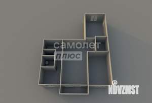 3-к квартира, вторичка, 59м2, 5/5 этаж