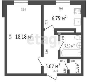 1-к квартира, вторичка, 35м2, 1/5 этаж