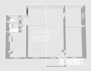 4-к квартира, вторичка, 60м2, 2/5 этаж