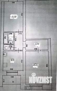 2-к квартира, вторичка, 51м2, 3/5 этаж
