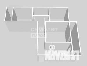 3-к квартира, вторичка, 66м2, 9/9 этаж