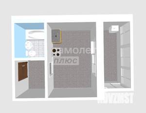 Студия квартира, вторичка, 24м2, 1/3 этаж