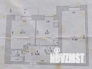 2-к квартира, вторичка, 49м2, 6/9 этаж