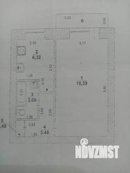 1-к квартира, вторичка, 34м2, 7/9 этаж