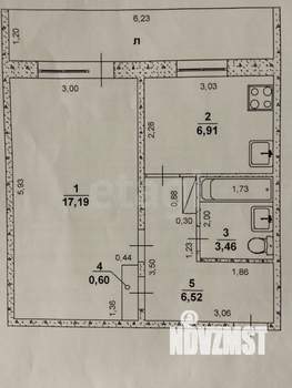 1-к квартира, вторичка, 35м2, 6/10 этаж